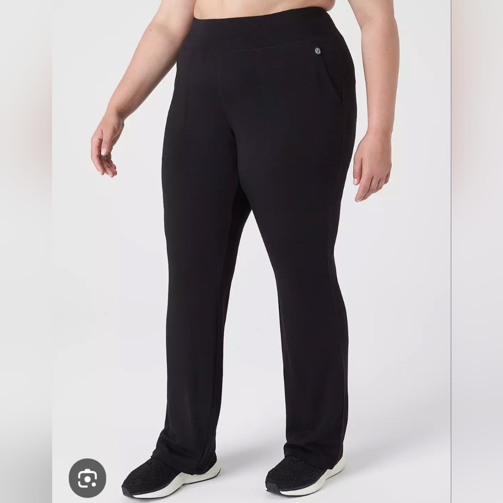 Livi Active Black Wide Leg Yoga Pants